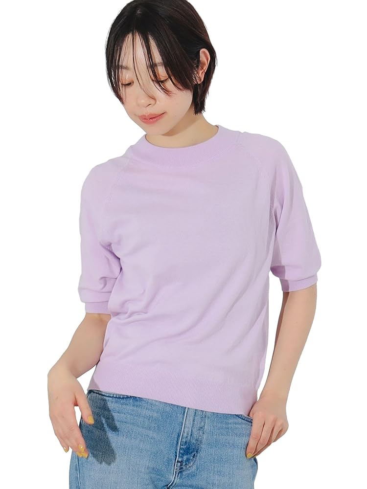 ☆美品☆2024年モデル BEAMS GOLF レイヤードモックネックニット M